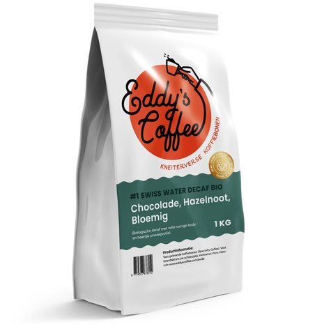 Eddy's Coffee webshop #1 Swiss Water Decaf Bio koffiebonen