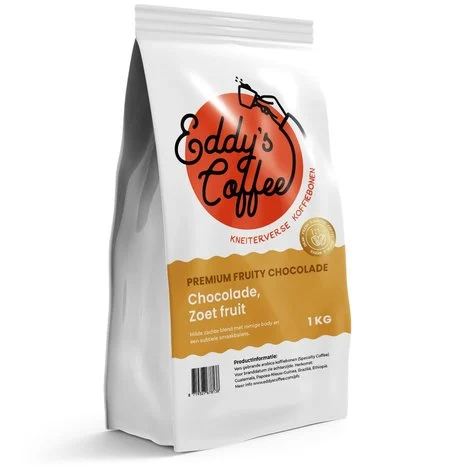 Eddy's Coffee webshop Premium Fruity Chocolade - Verse Arabica Koffiebonen - Specialty Coffee Blend